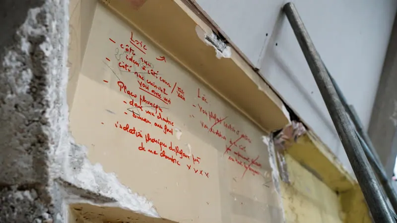 Le Delta, chantier