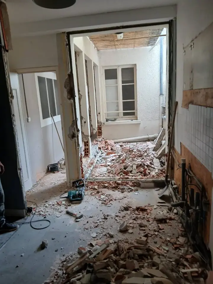 La Volière, chantier