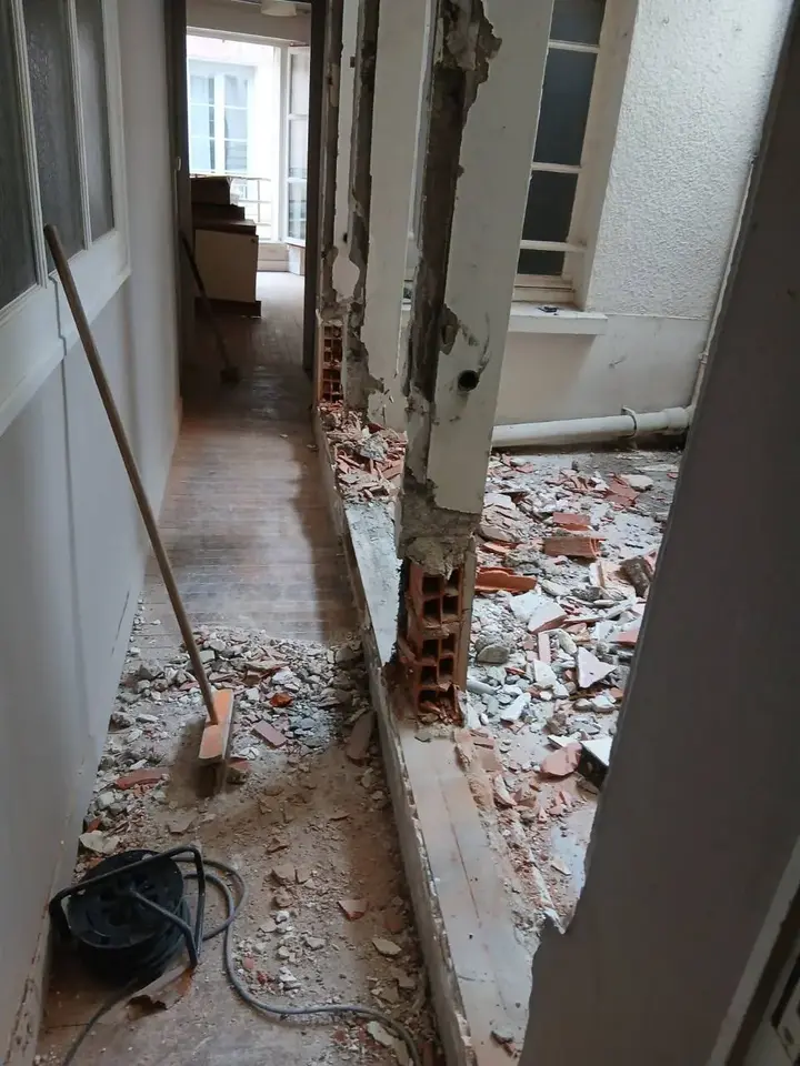 La Volière, chantier